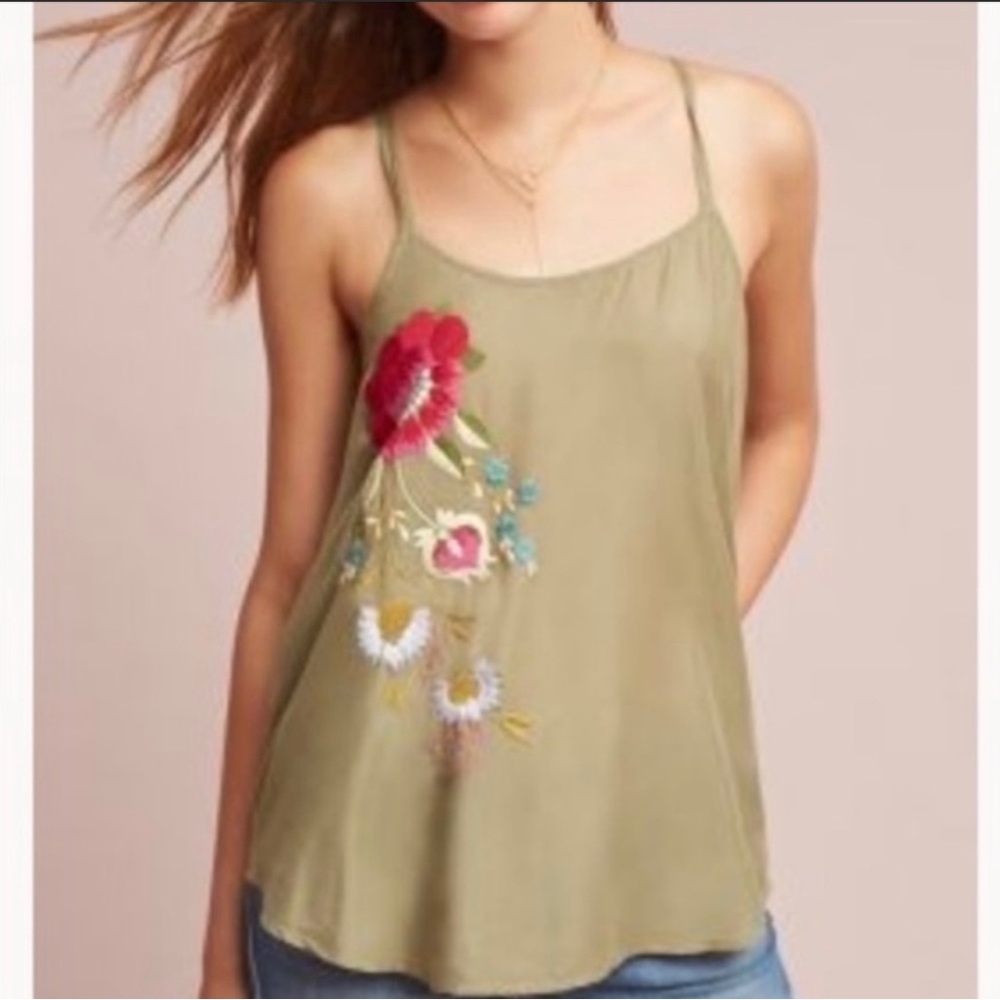 Anthropologie Akemi+ Kin  Blouse NEW with tags . Embroidered detailing